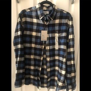 Plaid long sleeve extra soft